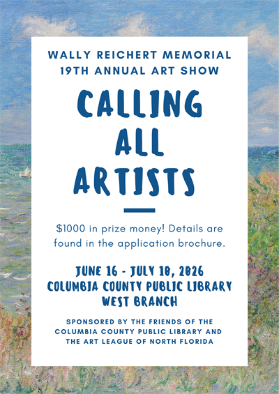 Event image: Wally Reichert Memorial 19th Annual Art Show